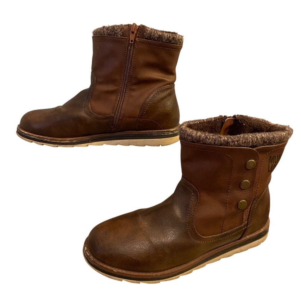 Muk Luks Brown Ankle Boots